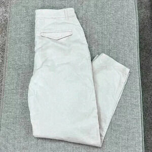 Mango Ecru Straight Leg Pant